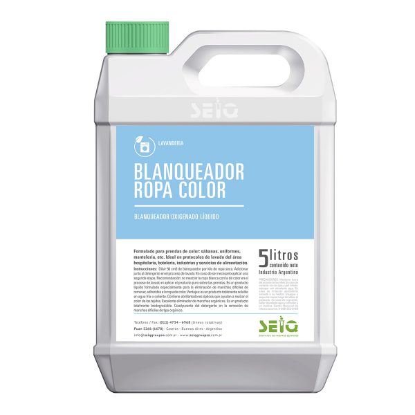 BLANQUEADOR PARA ROPA DE COLOR