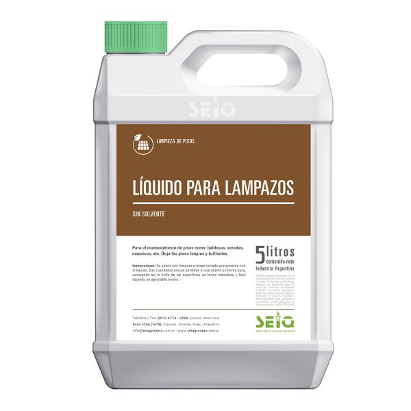 LIQUIDO PARA LAMPAZOS SIN SOLVENTE